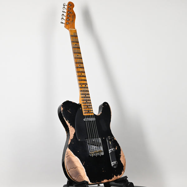 Fender Custom Shop '52 Telecaster Super Heavy Relic- Aged Black 2025 (R149276)