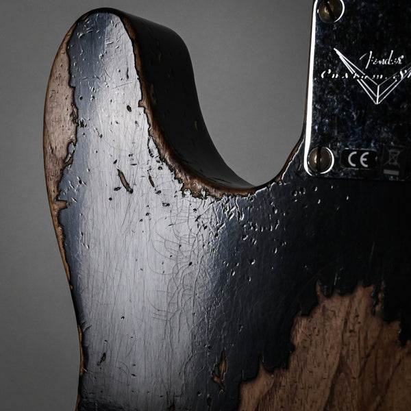 Fender Custom Shop '52 Telecaster Super Heavy Relic- Aged Black 2025 (R149276)