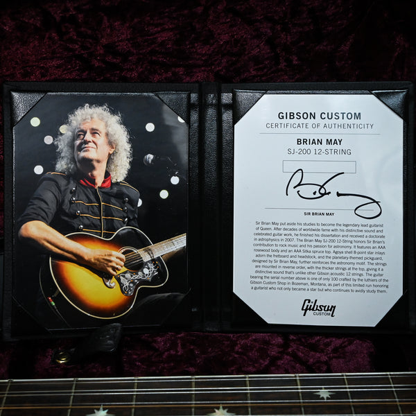 Gibson Custom Limited Edition Brian May SJ-200 12-String- Vintage Sunburst 2024 (23294308)