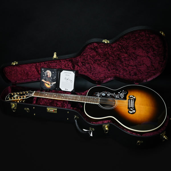 Gibson Custom Limited Edition Brian May SJ-200 12-String- Vintage Sunburst 2024 (23294308)