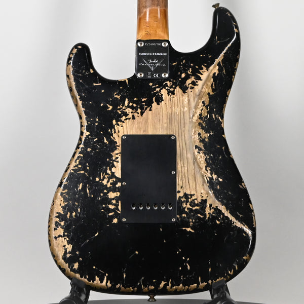 Fender Custom Shop Limited Edition Poblano Stratocaster Super Heavy Relic- Aged Black 2025 (CZ584794)