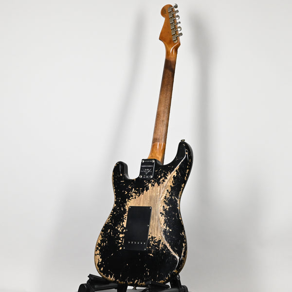 Fender Custom Shop Limited Edition Poblano Stratocaster Super Heavy Relic- Aged Black 2025 (CZ584794)