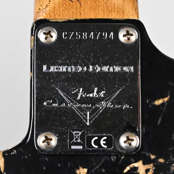 Fender Custom Shop Limited Edition Poblano Stratocaster Super Heavy Relic- Aged Black 2025 (CZ584794)