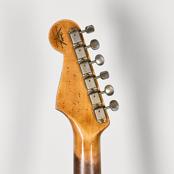 Fender Custom Shop Limited Edition Poblano Stratocaster Super Heavy Relic- Aged Black 2025 (CZ584794)