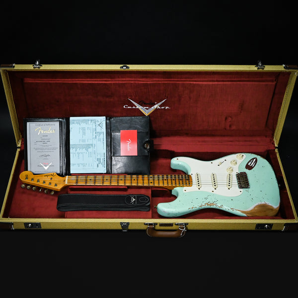 Fender Custom Shop '57 Stratocaster Heavy Relic- Aged Surf Green 2025 (CZ588041)