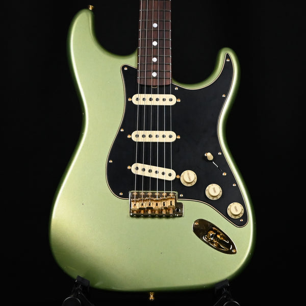 Fender Custom Shop Limited Edition '65 Dual Mag Stratocaster w/ Gold Hardware Journeyman/Closet Classic- Age Sage Green Metallic 2024 (CZ581631)