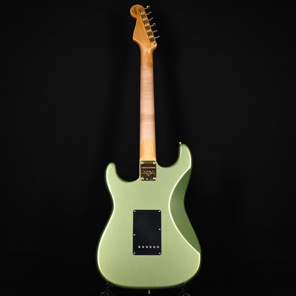 Fender Custom Shop Limited Edition '65 Dual Mag Stratocaster w/ Gold Hardware Journeyman/Closet Classic- Age Sage Green Metallic 2024 (CZ581631)