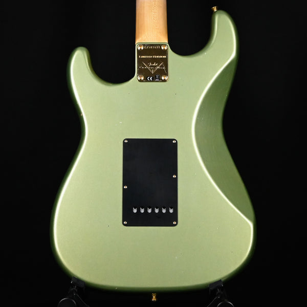 Fender Custom Shop Limited Edition '65 Dual Mag Stratocaster w/ Gold Hardware Journeyman/Closet Classic- Age Sage Green Metallic 2024 (CZ581631)