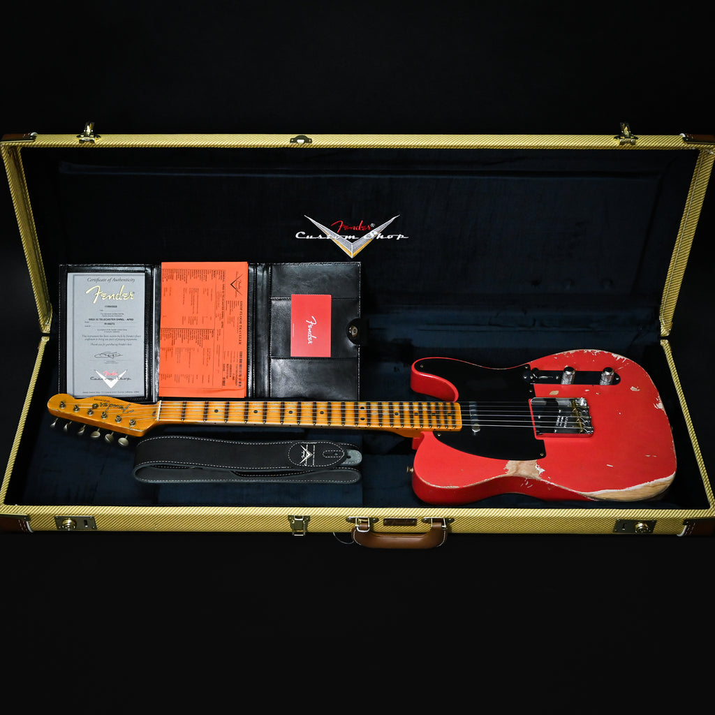 Fender Custom Shop '52 Telecaster Super Heavy Relic- Aged Fiesta Red 2025 (R149273)