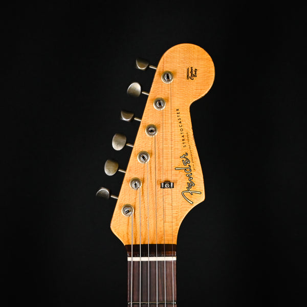 Fender Custom Shop '61 Stratocaster Heavy Relic- Aged Vintage White/ 3 Color Sunburst 2024 (CZ582776)