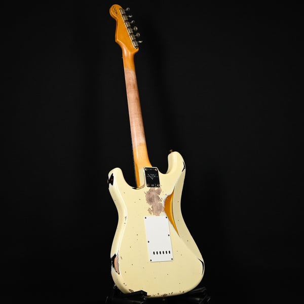 Fender Custom Shop '61 Stratocaster Heavy Relic- Aged Vintage White/ 3 Color Sunburst 2024 (CZ582776)