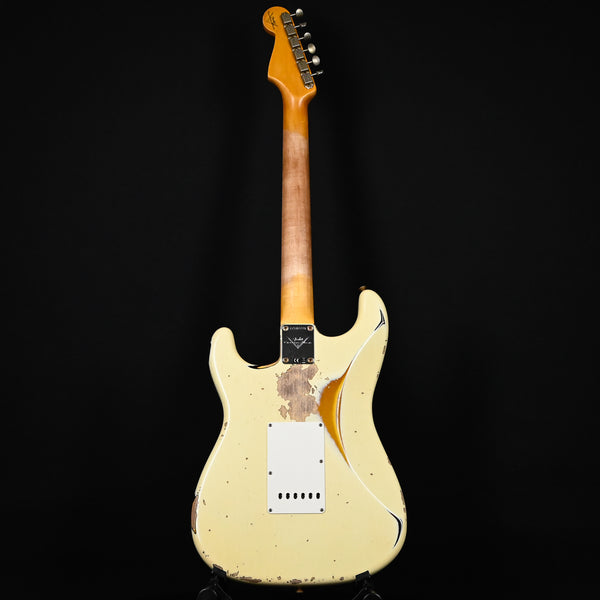 Fender Custom Shop '61 Stratocaster Heavy Relic- Aged Vintage White/ 3 Color Sunburst 2024 (CZ582776)