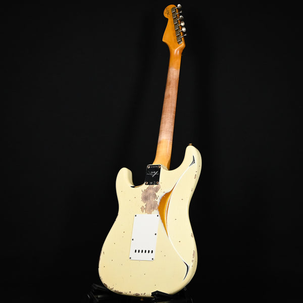 Fender Custom Shop '61 Stratocaster Heavy Relic- Aged Vintage White/ 3 Color Sunburst 2024 (CZ582776)