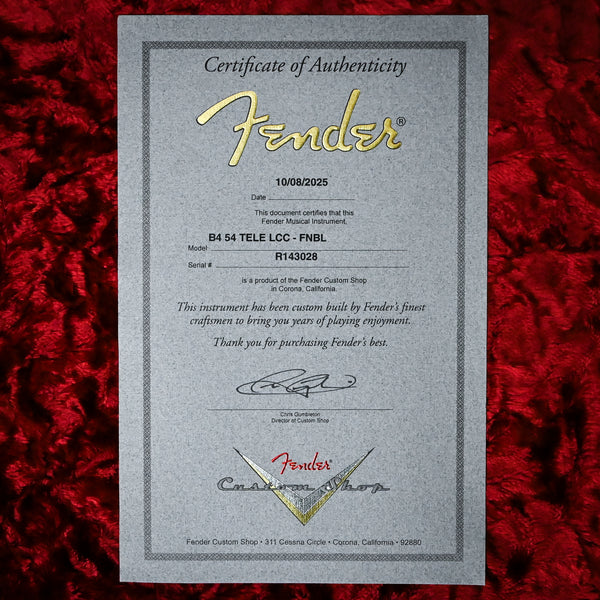 Fender Custom Shop '54 Telecaster Deluxe Closet Classic- Faded Nocaster Blonde 2025 (R143028)