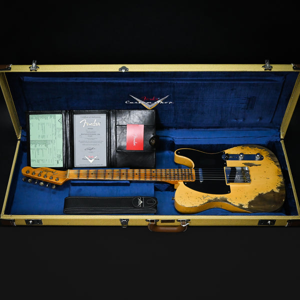 Fender Custom Shop '52 Telecaster Super Heavy Relic- Aged Nocaster Blonde 2025 (R143269)