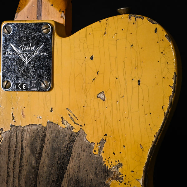 Fender Custom Shop '52 Telecaster Super Heavy Relic- Aged Nocaster Blonde 2025 (R143269)