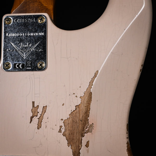 Fender Custom Shop Limited Edition '63 Stratocaster Relic- Super Faded Aged Shell Pink 2025 (CZ585261)