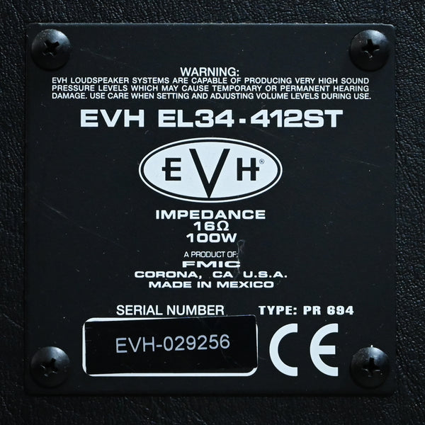 EVH 5150IIIS EL34 4x12 Cabinet 100w (EVH-029256) Used-Excellent