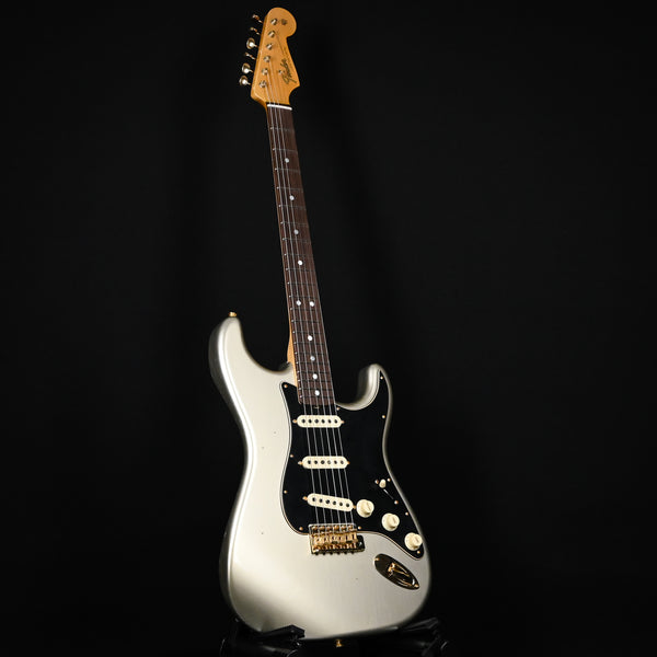 Fender Custom Shop Limited Edition '65 Dual Mag Stratocaster w/ Gold Hardware Journeyman/Closet Classic- Aged Inca Silver 2024 (CZ581653)