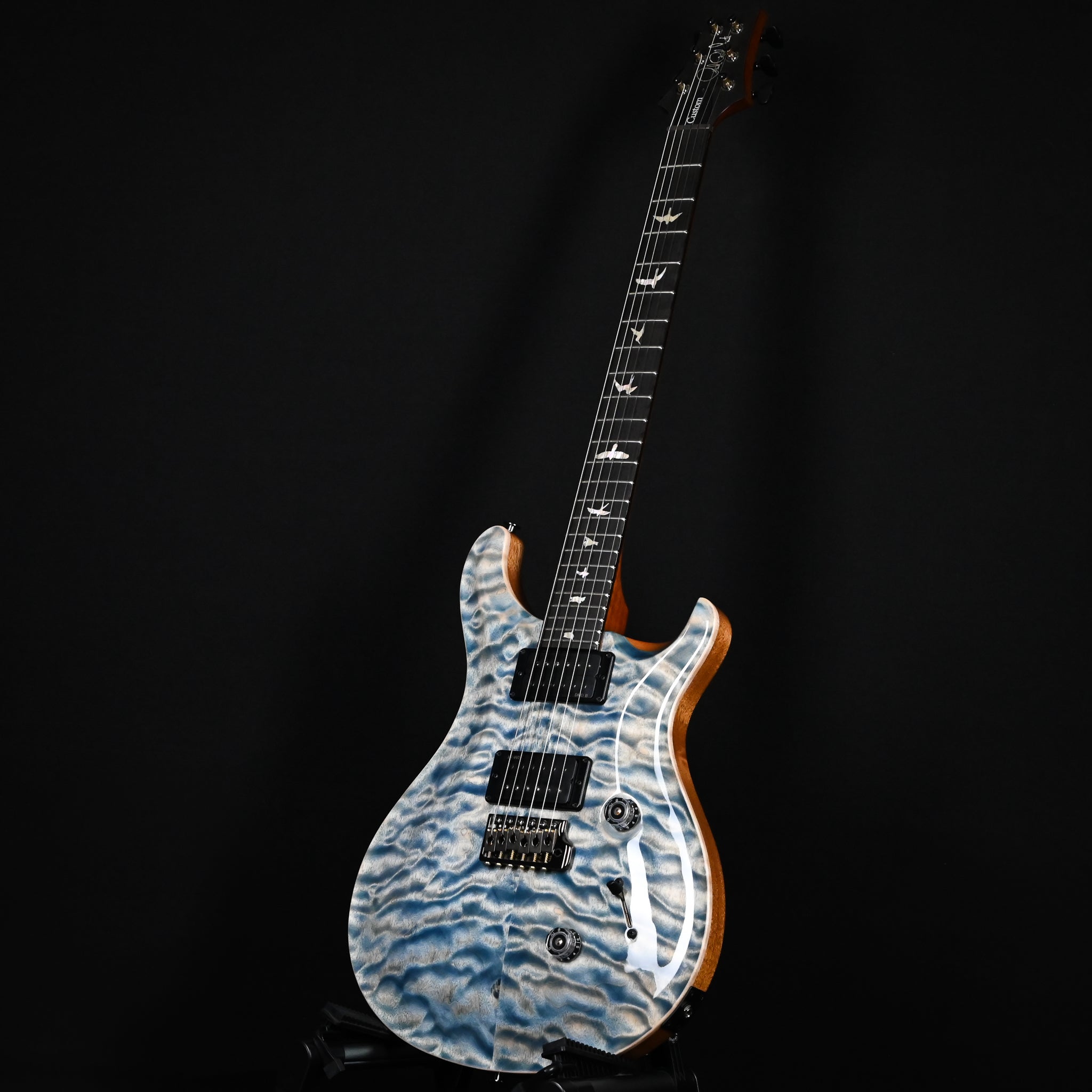 PRS Custom 24 w/ Artist Grade Quilt Maple Top- Faded Indigo 2026 (0427629)