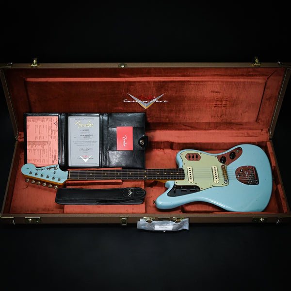 Fender Custom Shop Limited Edition '64 Jaguar Journeyman- Faded Aged Daphne Blue 2024 (CZ580149)