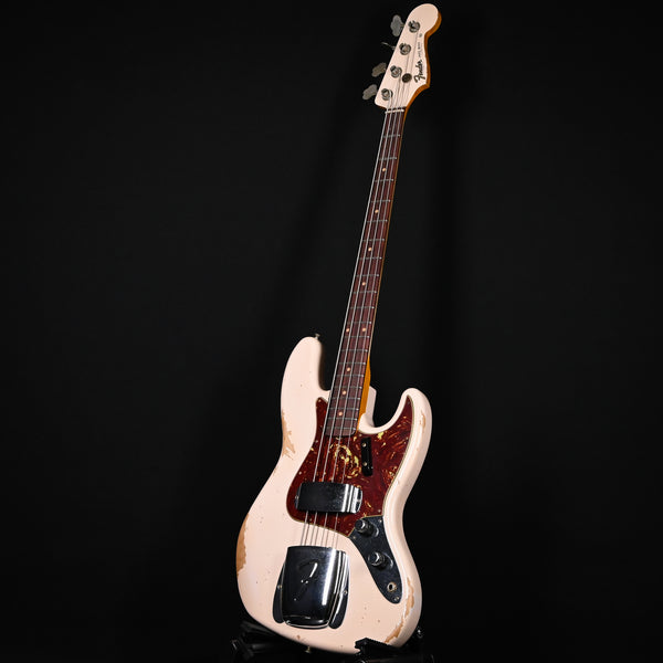 Fender Custom Shop '61 Jazz Bass Heavy Relic- Super Faded Aged Shell Pink 2025 (CZ584519)