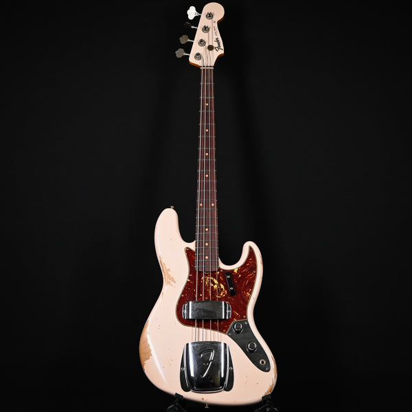 Fender Custom Shop '61 Jazz Bass Heavy Relic- Super Faded Aged Shell Pink 2025 (CZ584519)