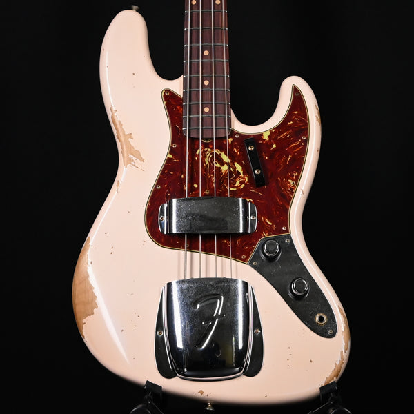 Fender Custom Shop '61 Jazz Bass Heavy Relic- Super Faded Aged Shell Pink 2025 (CZ584519)