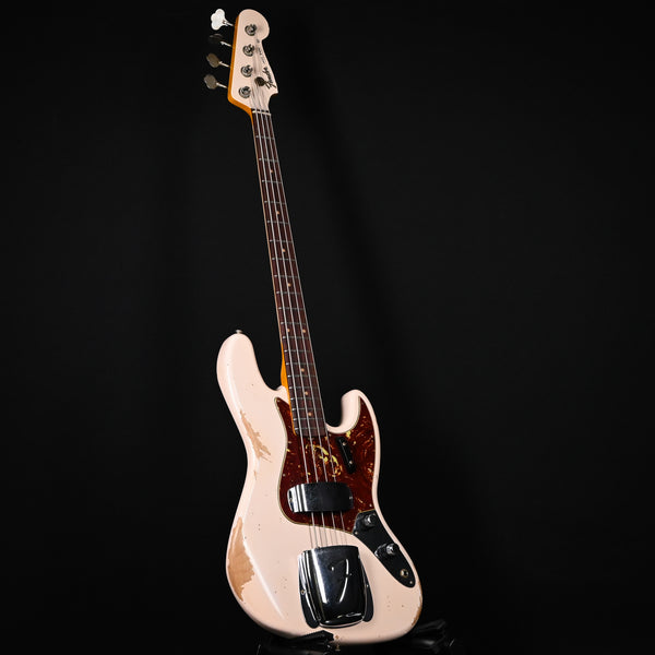 Fender Custom Shop '61 Jazz Bass Heavy Relic- Super Faded Aged Shell Pink 2025 (CZ584519)