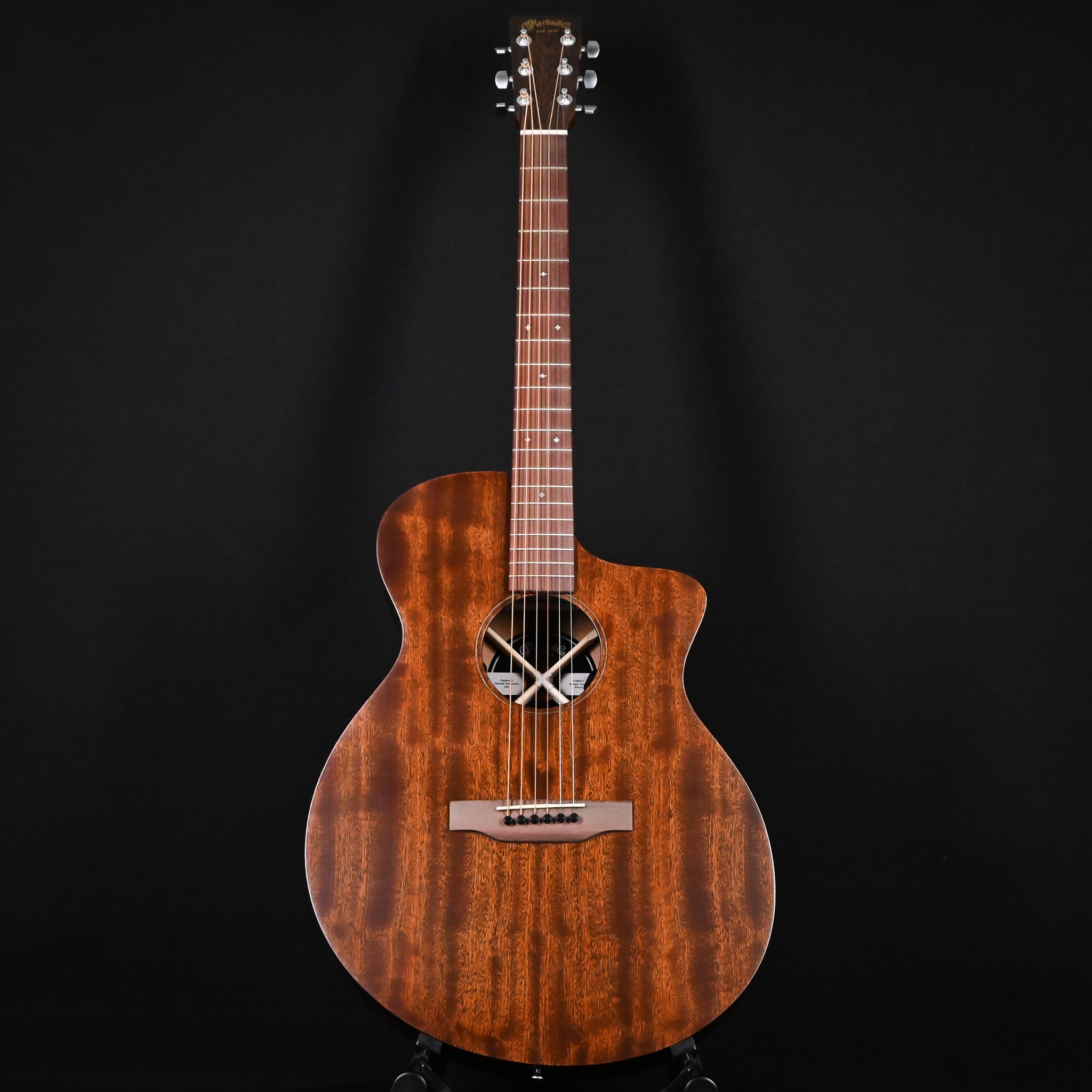 Martin SC-10E Modern Sapele Road Series, S-13 Fret Cutaway, Acoustic/ Electric 2026 (3090175)