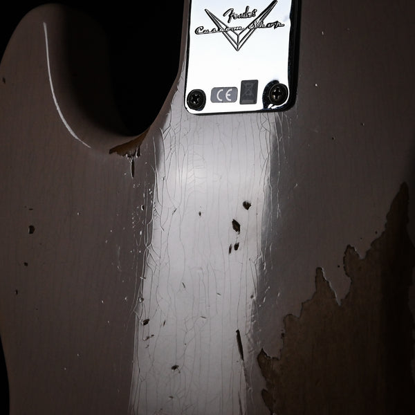 Fender Custom Shop '61 Jazz Bass Heavy Relic- Super Faded Aged Shell Pink 2025 (CZ584519)