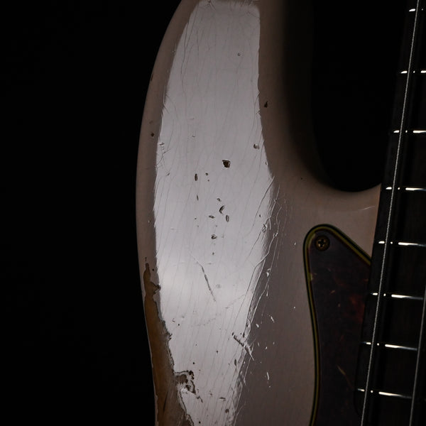 Fender Custom Shop '61 Jazz Bass Heavy Relic- Super Faded Aged Shell Pink 2025 (CZ584519)
