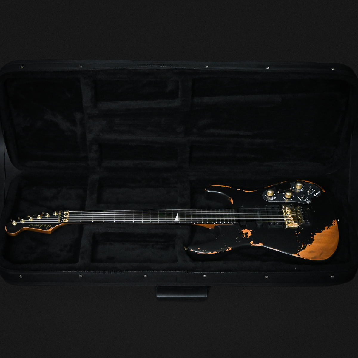 Jackson Pro Series Signature Phil Collen PC1-E Electric Guitar- Worn Black 2026 (MXJ27711)
