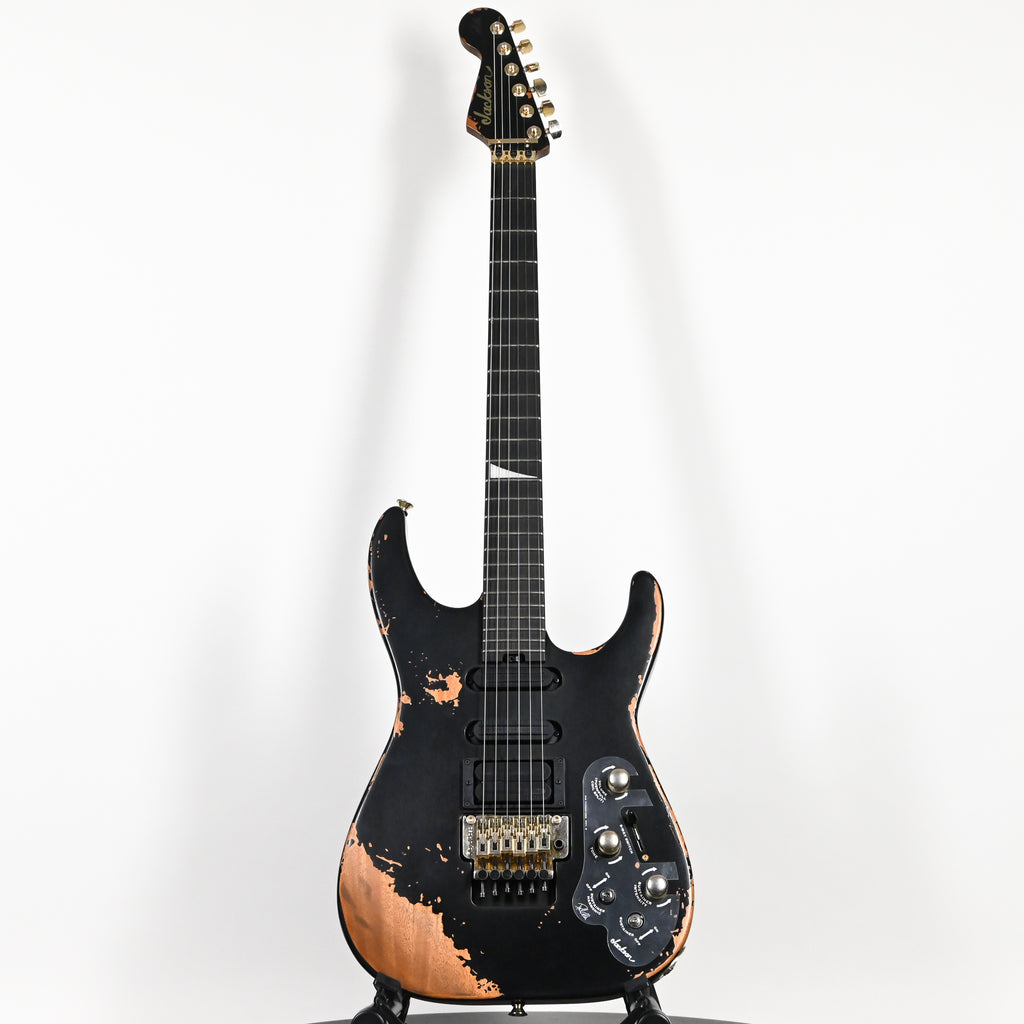 Jackson Pro Series Signature Phil Collen PC1-E Electric Guitar- Worn Black 2026 (MXJ27711)