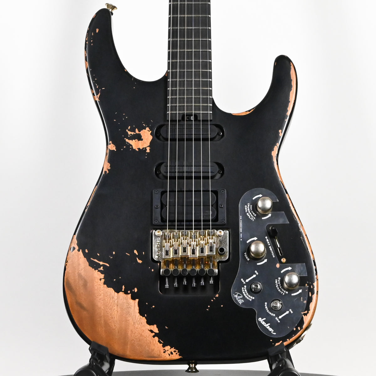 Jackson Pro Series Signature Phil Collen PC1-E Electric Guitar- Worn Black 2026 (MXJ27711)