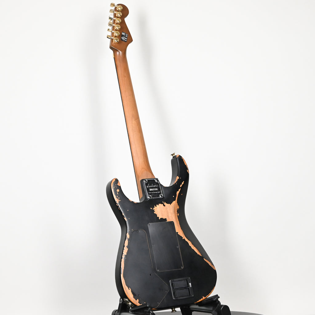 Jackson Pro Series Signature Phil Collen PC1-E Electric Guitar- Worn Black 2026 (MXJ27711)