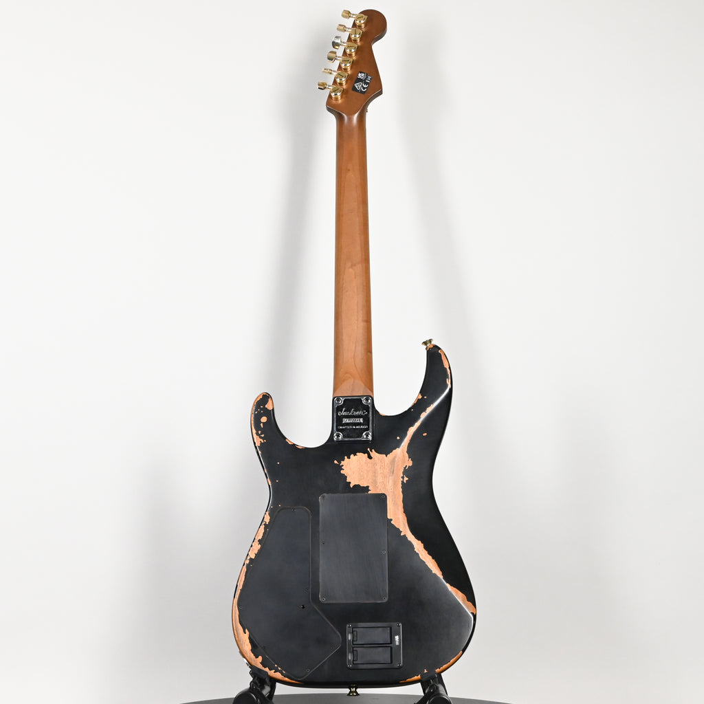 Jackson Pro Series Signature Phil Collen PC1-E Electric Guitar- Worn Black 2026 (MXJ27711)
