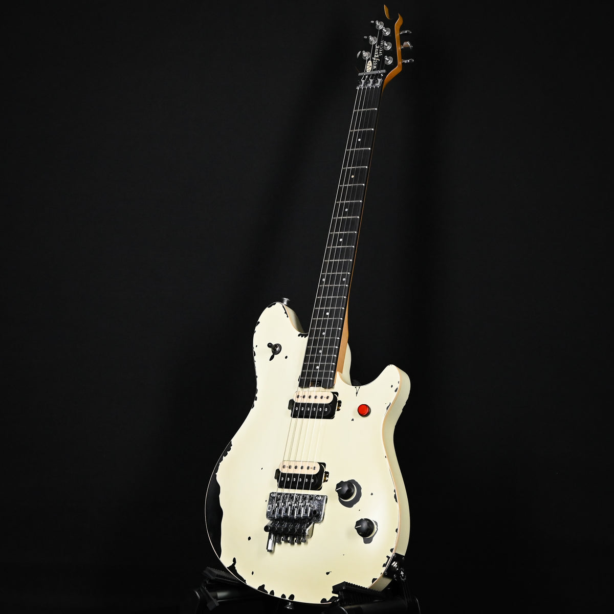 EVH Limited Edition Wolfgang Special Striped Series- Distressed Ivory (WG250142M)