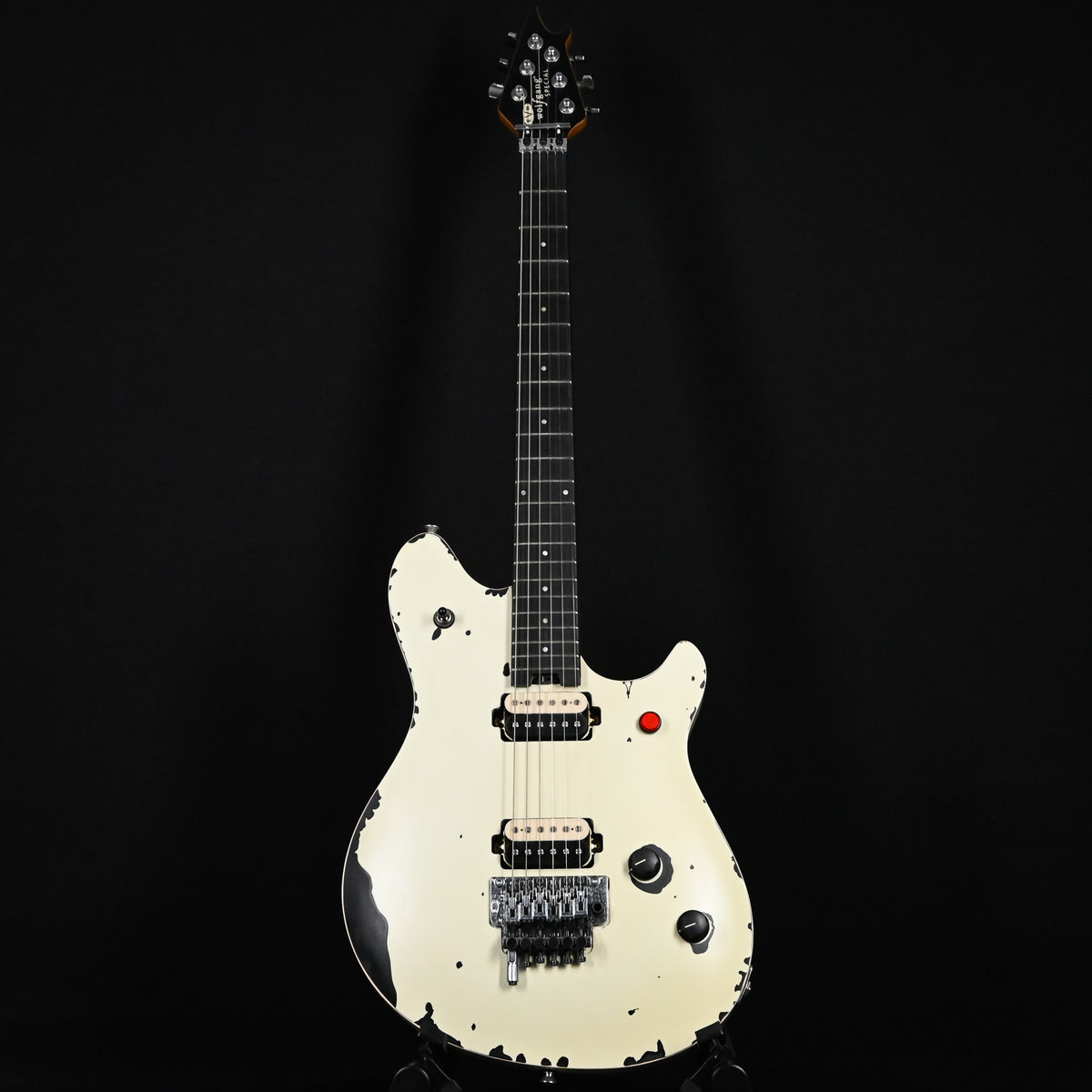 EVH Limited Edition Wolfgang Special Striped Series- Distressed Ivory (WG250142M)