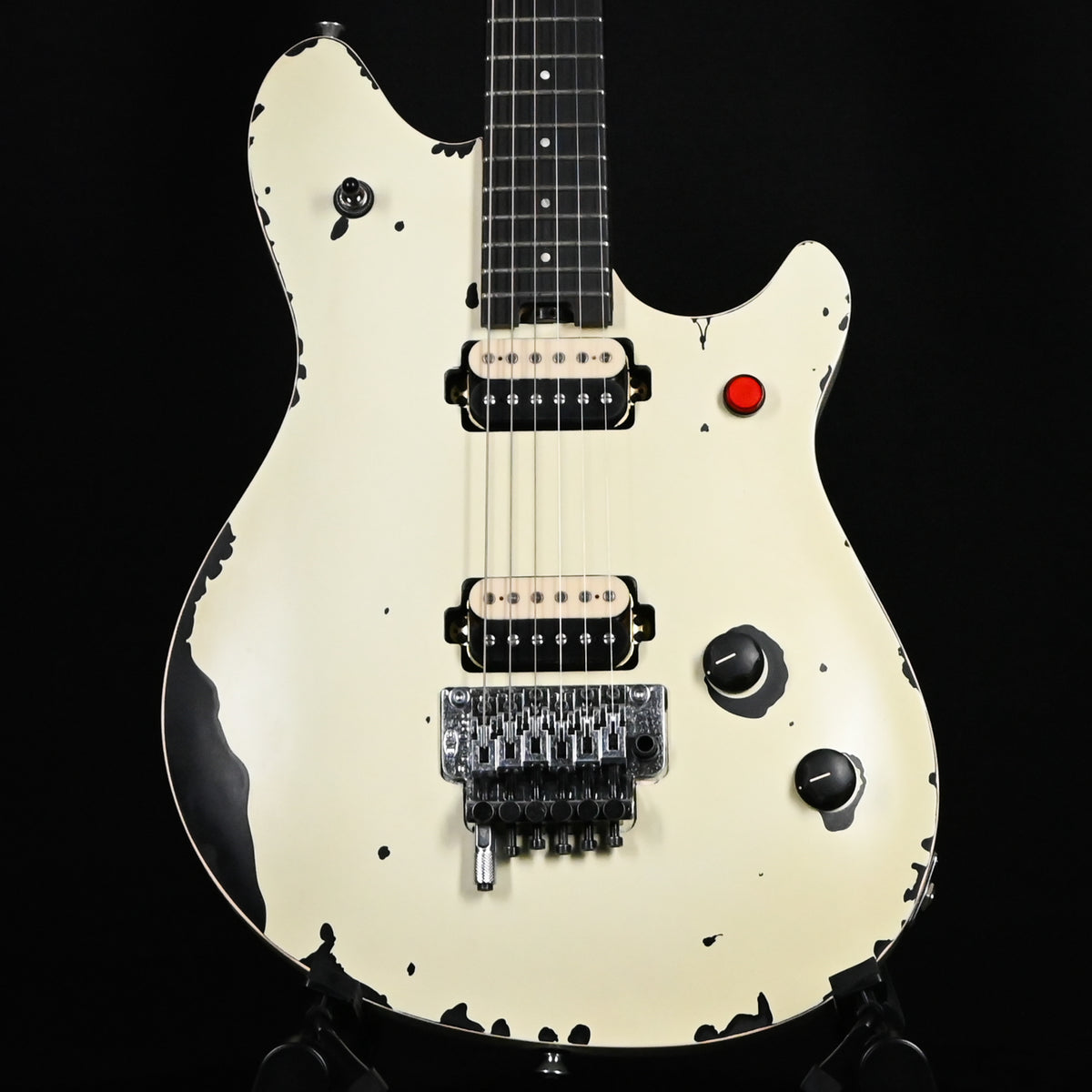 EVH Limited Edition Wolfgang Special Striped Series- Distressed Ivory (WG250142M)