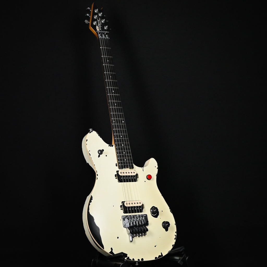 EVH Limited Edition Wolfgang Special Striped Series- Distressed Ivory (WG250142M)