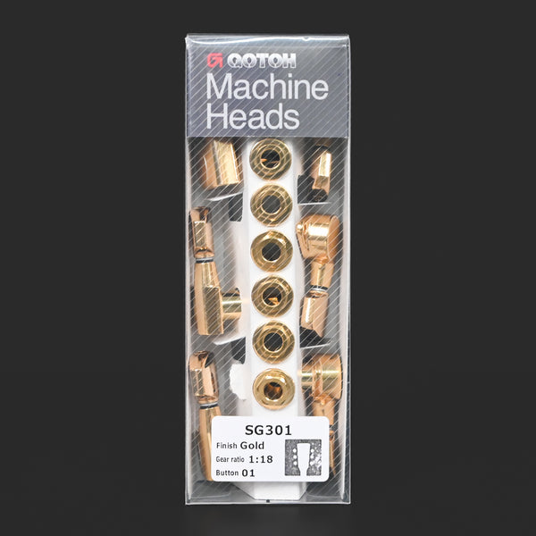 Gotoh SG301 Tuning Keys 1:18 Ratio - Gold