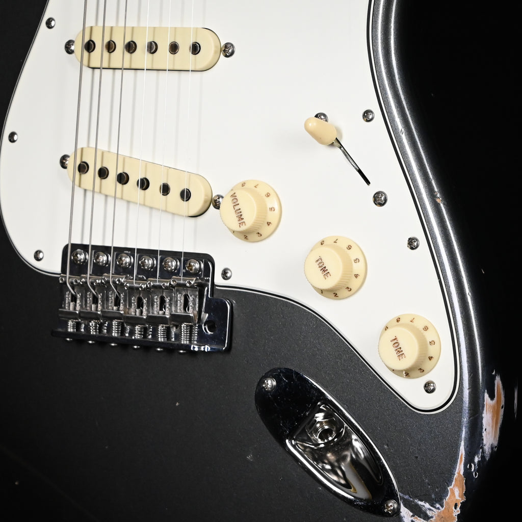 Fender Custom Shop '67 Stratocaster Relic w/ Closet Classic Hardware- Aged Charcoal Frost Metallic 2025 (CZ585857)