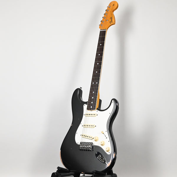 Fender Custom Shop '67 Stratocaster Relic w/ Closet Classic Hardware- Aged Charcoal Frost Metallic 2025 (CZ585857)