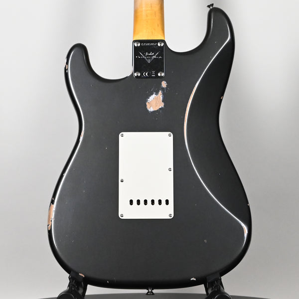 Fender Custom Shop '67 Stratocaster Relic w/ Closet Classic Hardware- Aged Charcoal Frost Metallic 2025 (CZ585857)
