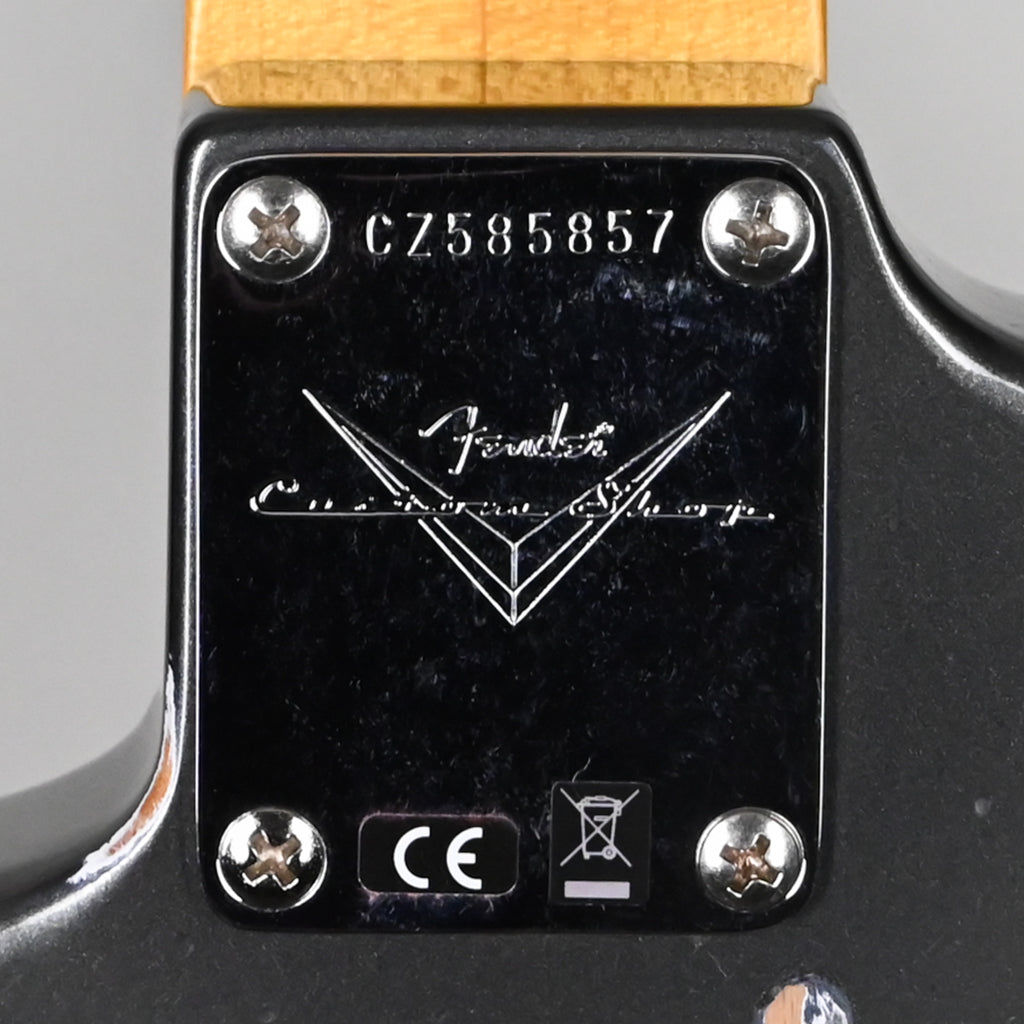 Fender Custom Shop '67 Stratocaster Relic w/ Closet Classic Hardware- Aged Charcoal Frost Metallic 2025 (CZ585857)