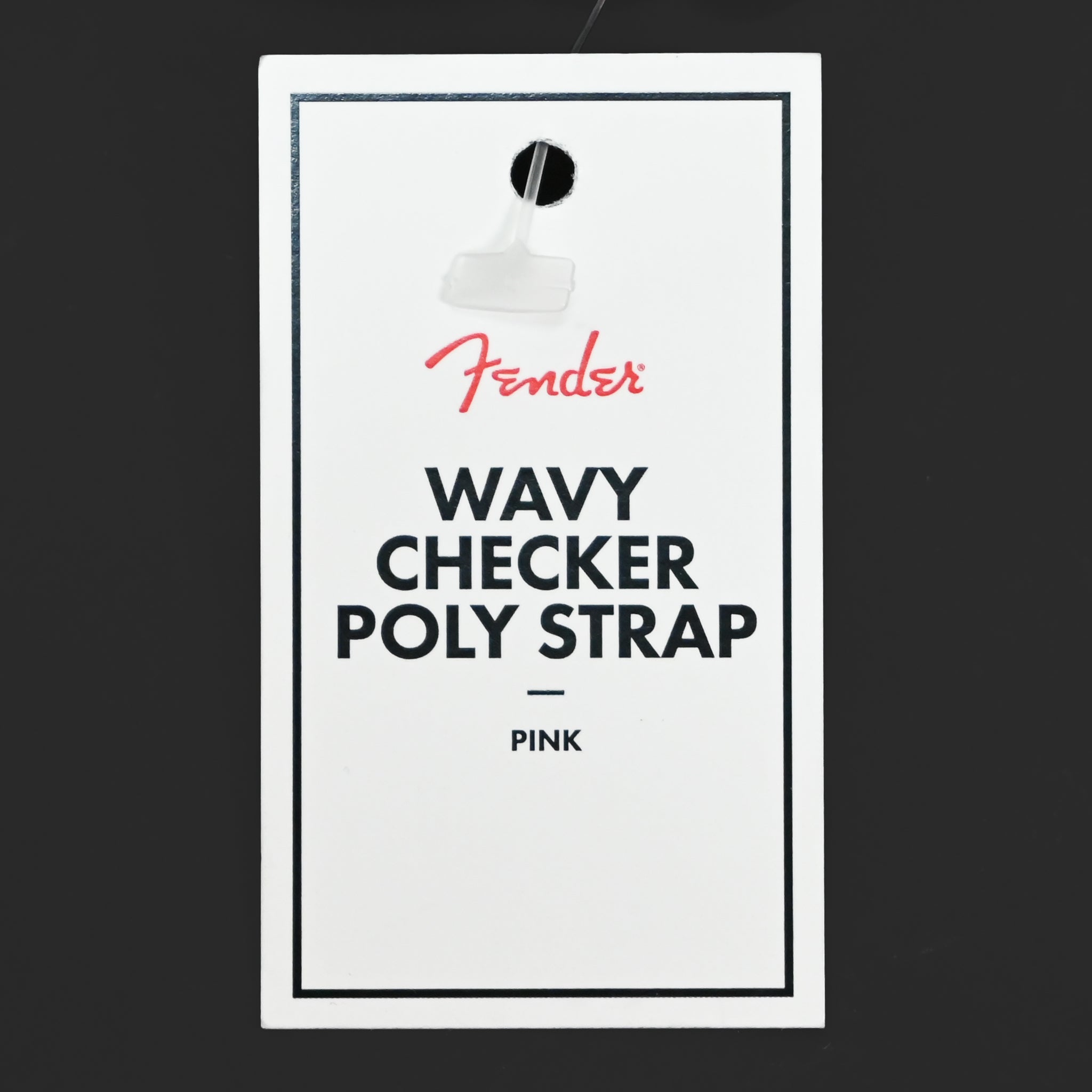 Fender Wavy Checkerboard Polyester Strap - Pink