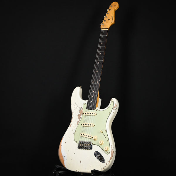 Fender Custom Shop 1962 Stratocaster w/ Handwound 60/63 Pickups, Heavy Relic- Aged Olympic White 2025 (CZ584828)