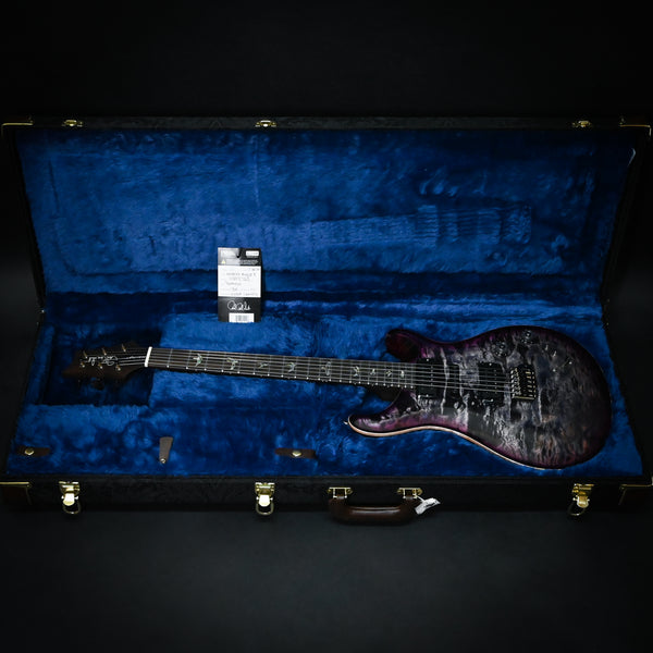 PRS Modern Eagle V Wood Library/ 10-Top Electric Guitar- Charcoal Purple Burst 2024 (0393765)