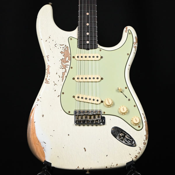 Fender Custom Shop 1962 Stratocaster w/ Handwound 60/63 Pickups, Heavy Relic- Aged Olympic White 2025 (CZ584828)